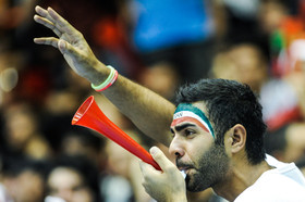 دیدار والیبال تیم‌های ملی ایران و لهستان